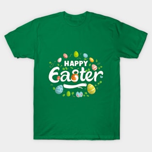 Happy Easter Day Eggs T-Shirt